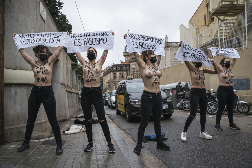 Femen demonstration – Editoral for Getty Images